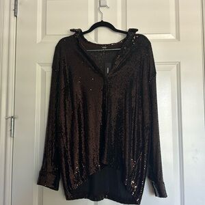 Relaxed Sequin Portofino Shirt